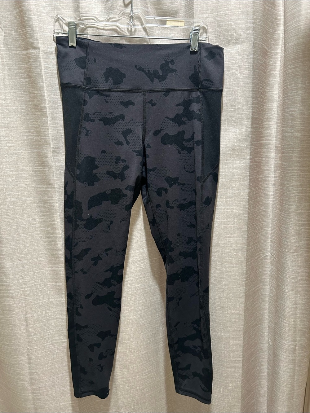 Under Armour Black Camouflage High-Waist Leggings